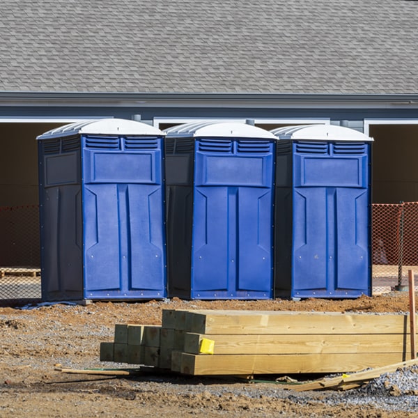 what is the cost difference between standard and deluxe porta potty rentals in Terramuggus